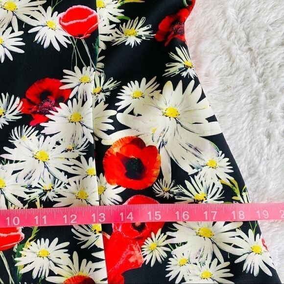 ALEXIA ADMOR Daisy-print Cold-shoulder Dress NWT - Picture 7 of 8